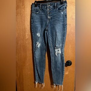 High rise jeans